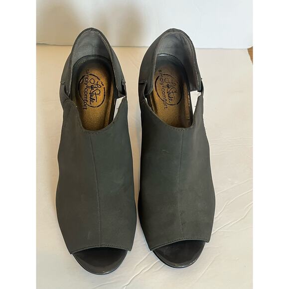 Life Stride Open Toe and Side Bootie Heel Size 8 M - Picture 1 of 7